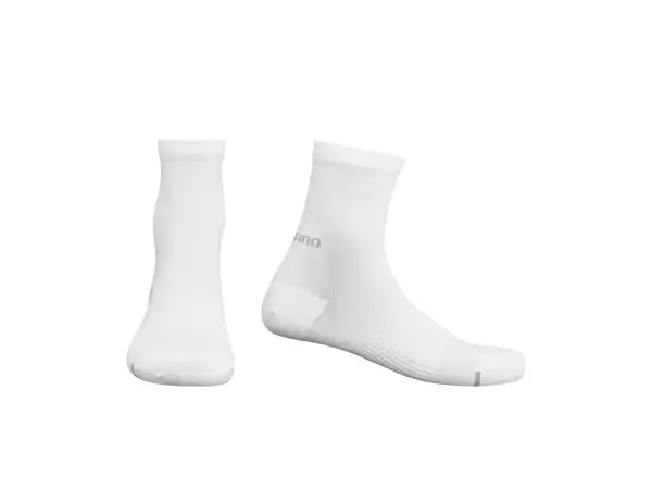 Shimano Mid Performance Radsocken weiß