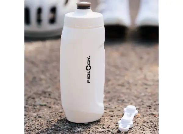 Fidlock Twist Set Flasche 590 ml + Basis am Rahmen Polar White