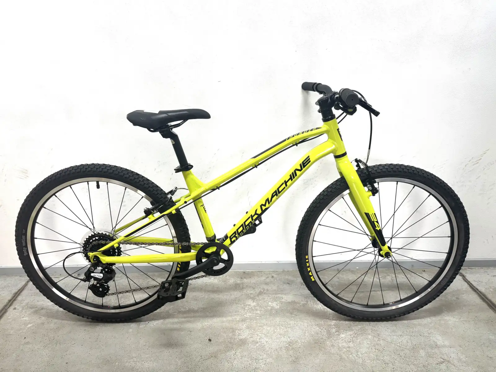 Rock Machine Thunder 24 Kinderfahrrad yellow/black MUSTER