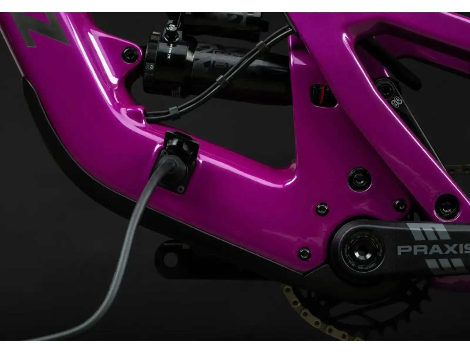 Santa Cruz Heckler SL 1 C R vollgefedertes E-Bike Gloss Magenta