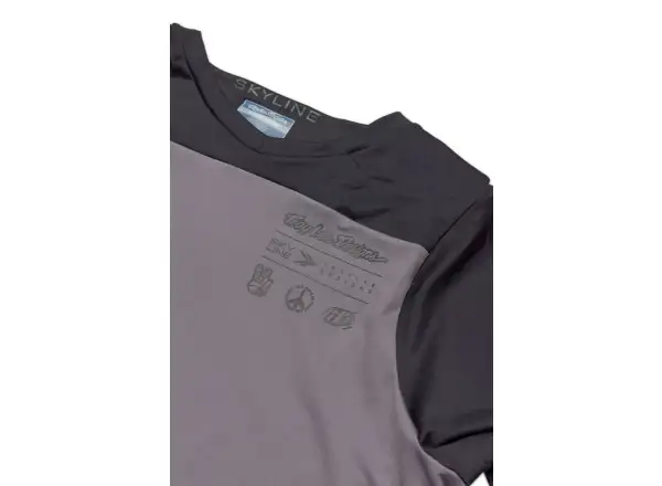 Troy Lee Designs Skyline Chill Herren Langarmshirt Charcoal Größe M
