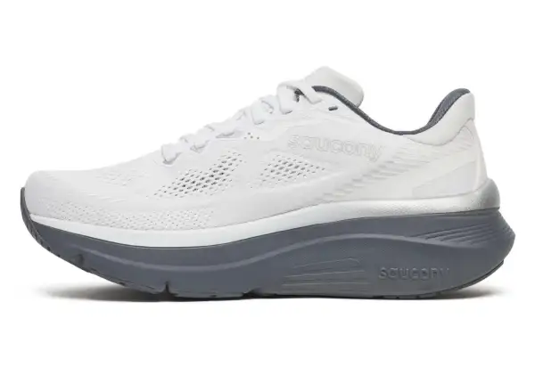 Saucony Guide 19 Herren Laufschuhe White/Shadow
