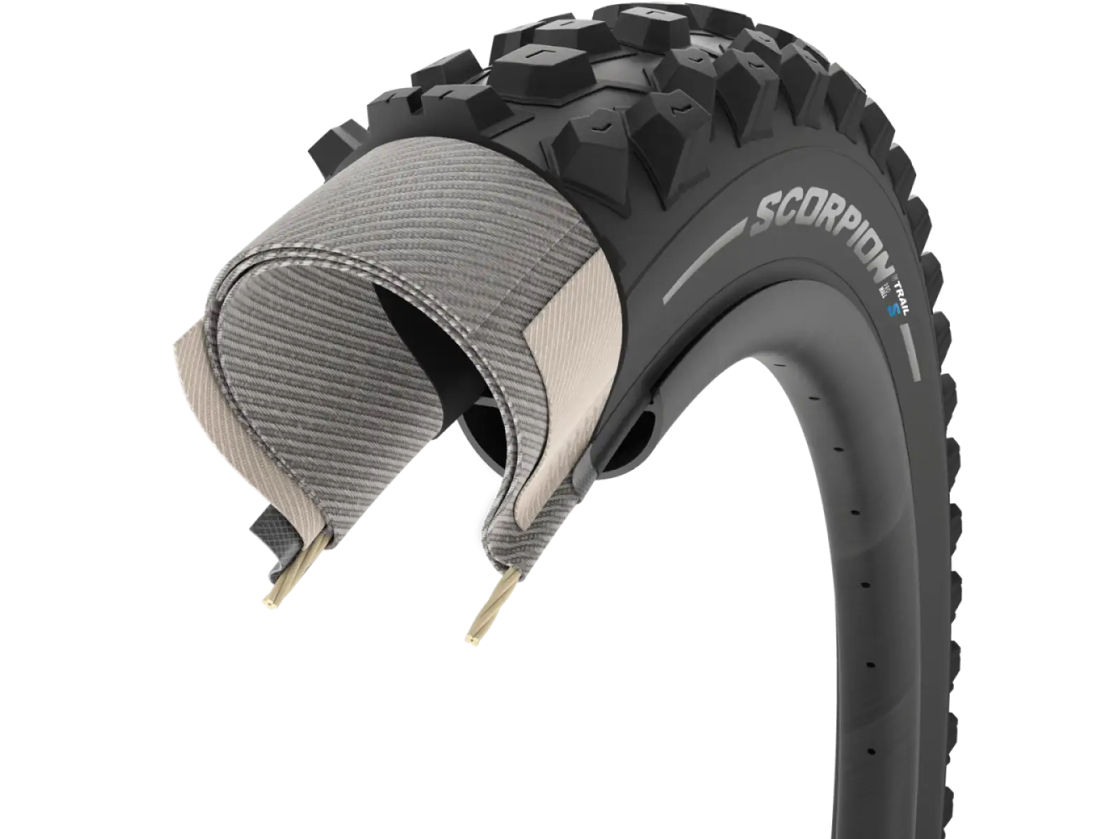 Fahrradreifen Pirelli Scorpion Trail S 29" Schwarz
