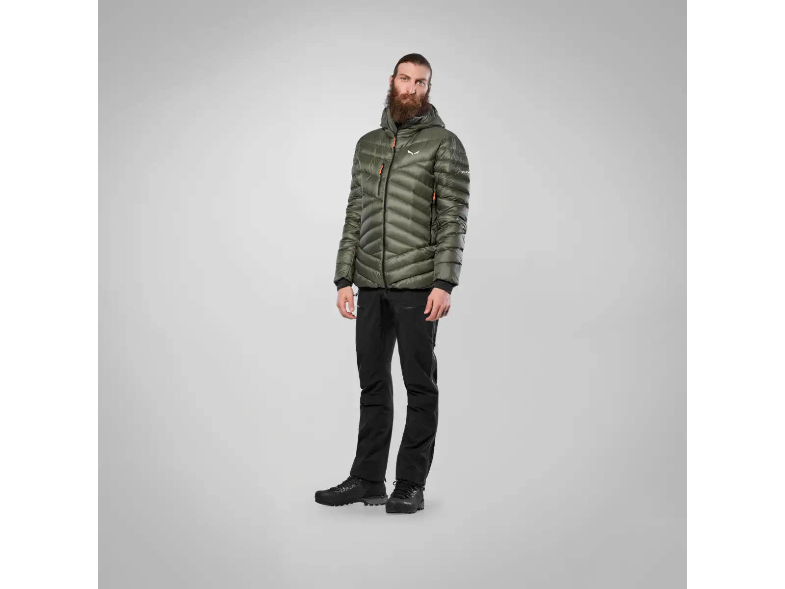 Salewa Ortles Med 3 RDS DWN Herrenjacke Faded Green