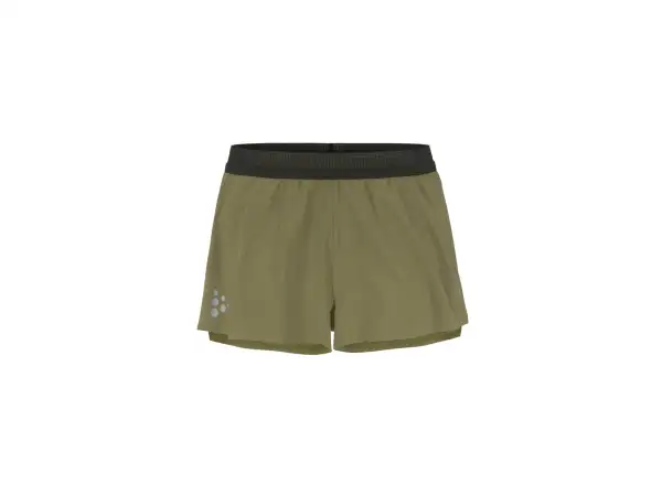 Craft PRO Hypervent Split 2 Herren Laufshorts grün