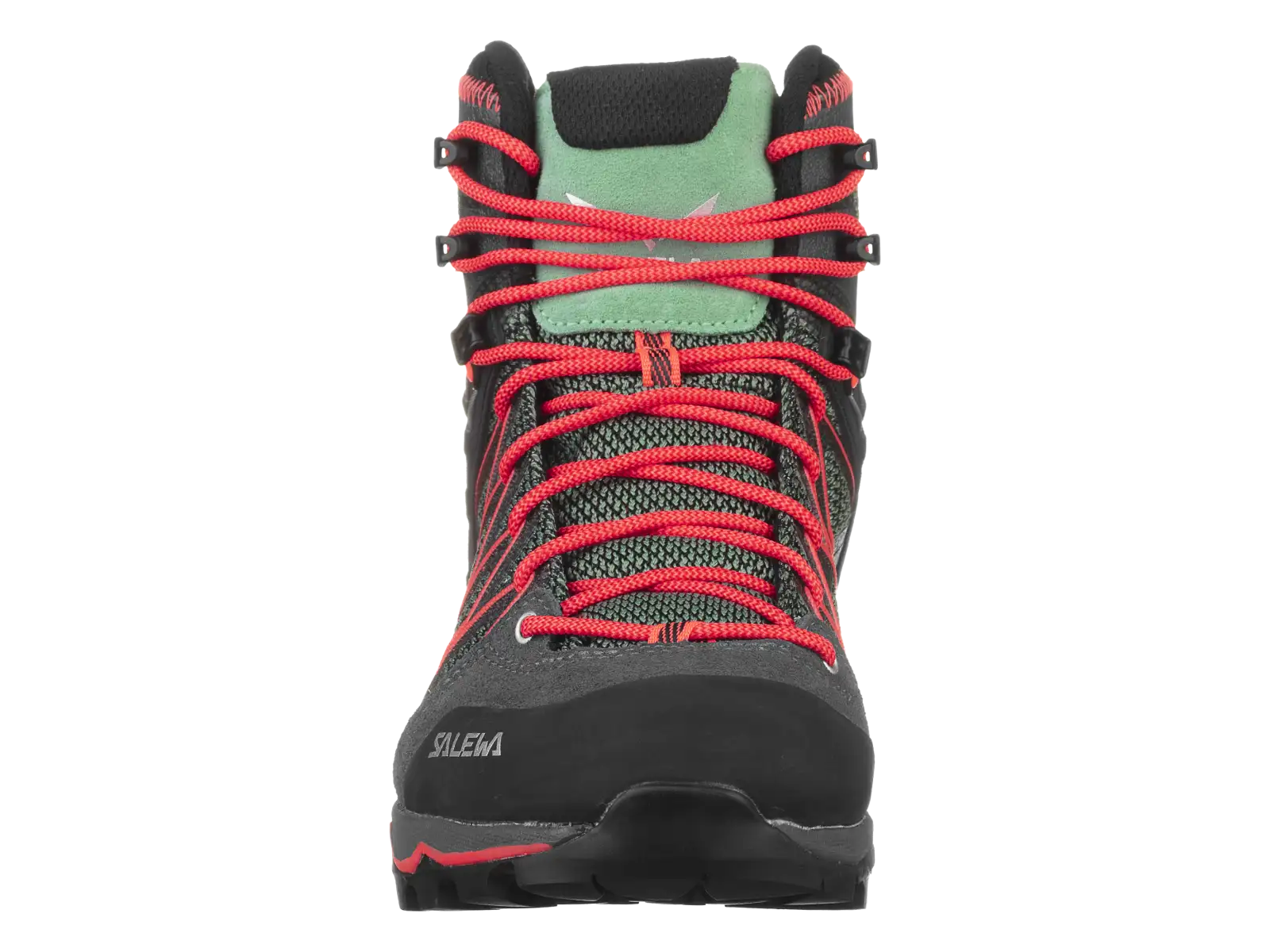 Salewa WS MTN Trainer Lite Mid Gore-Tex Damenstiefel Feld Green/Fluo Coral