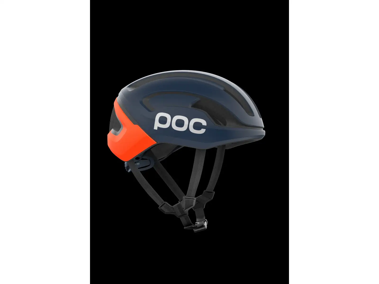 POC Omne Air MIPS Rennradhelm Apatite Navy Matt/Fluorescent Orange Matt