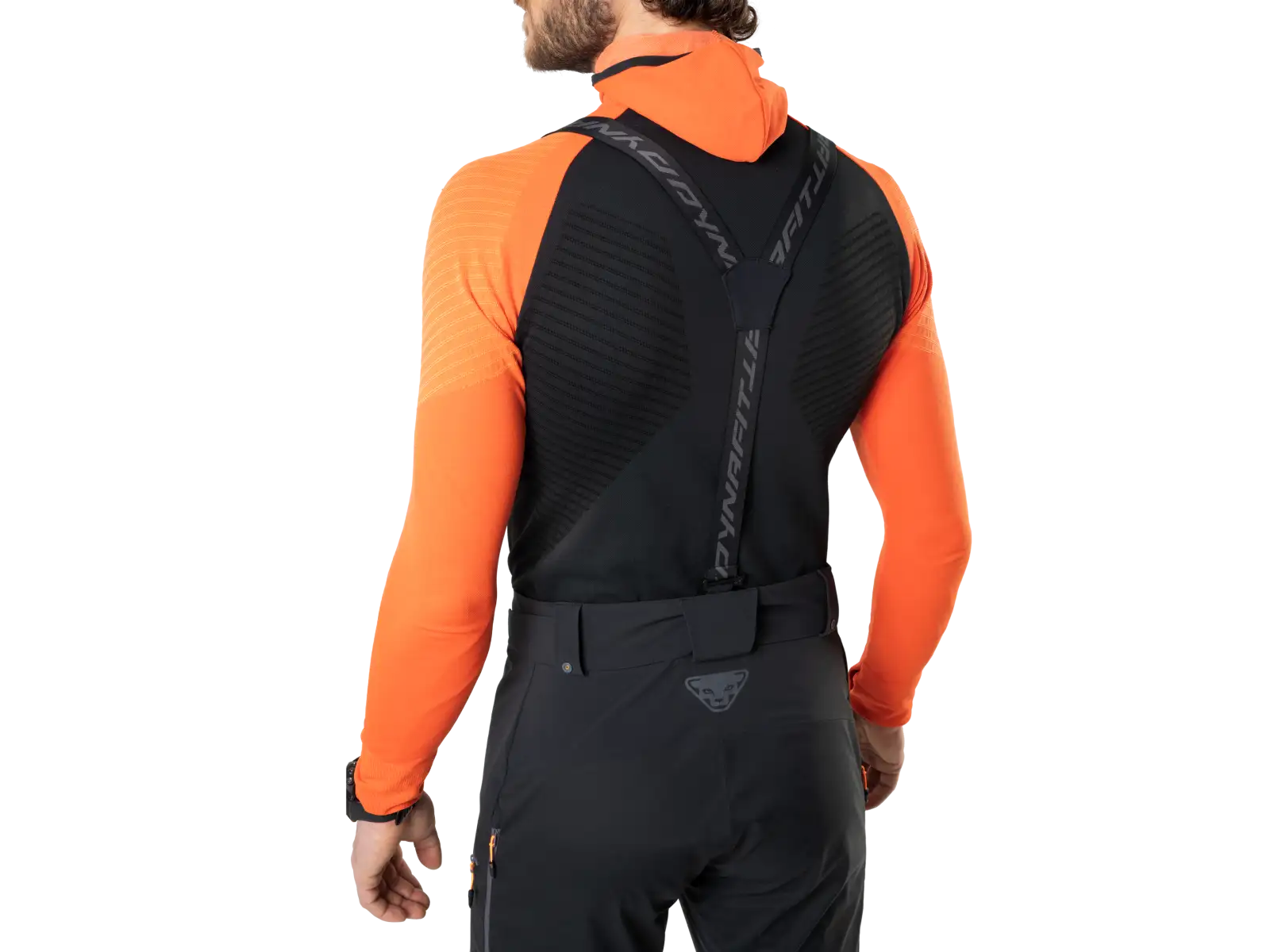 Dynafit Free Infinium Hybrid Herrenhose mit Latz in Schwarz