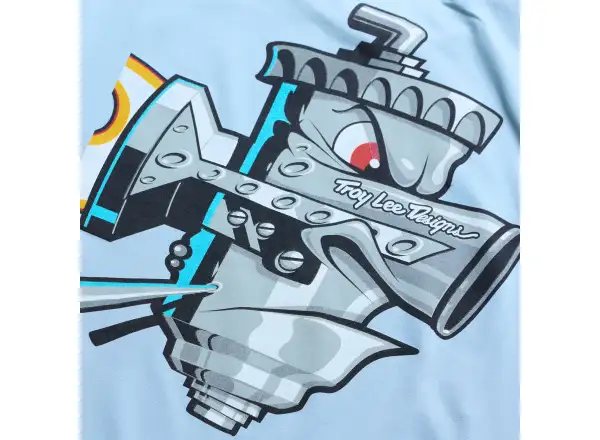 Troy Lee Designs Youth Ruckus Ride Kindertrikot Langarm Carbs Dawn Blue