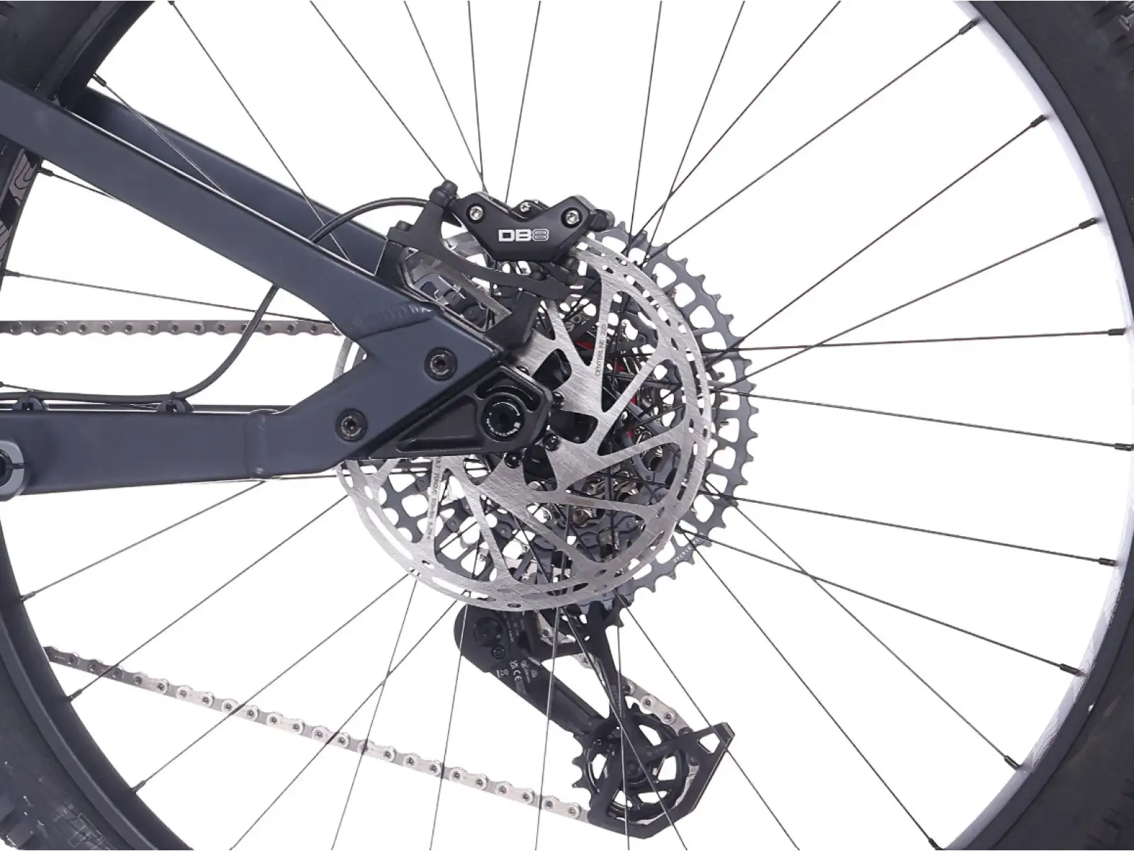 Rock Machine Whizz FS I 90 AXS Mountainbike Matte Millionaire Blue