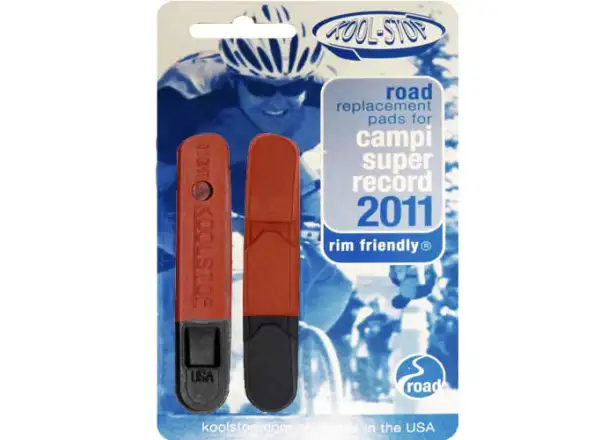Kool Stop Campa SuperRecord Bremsbeläge Lachs/schwarz
