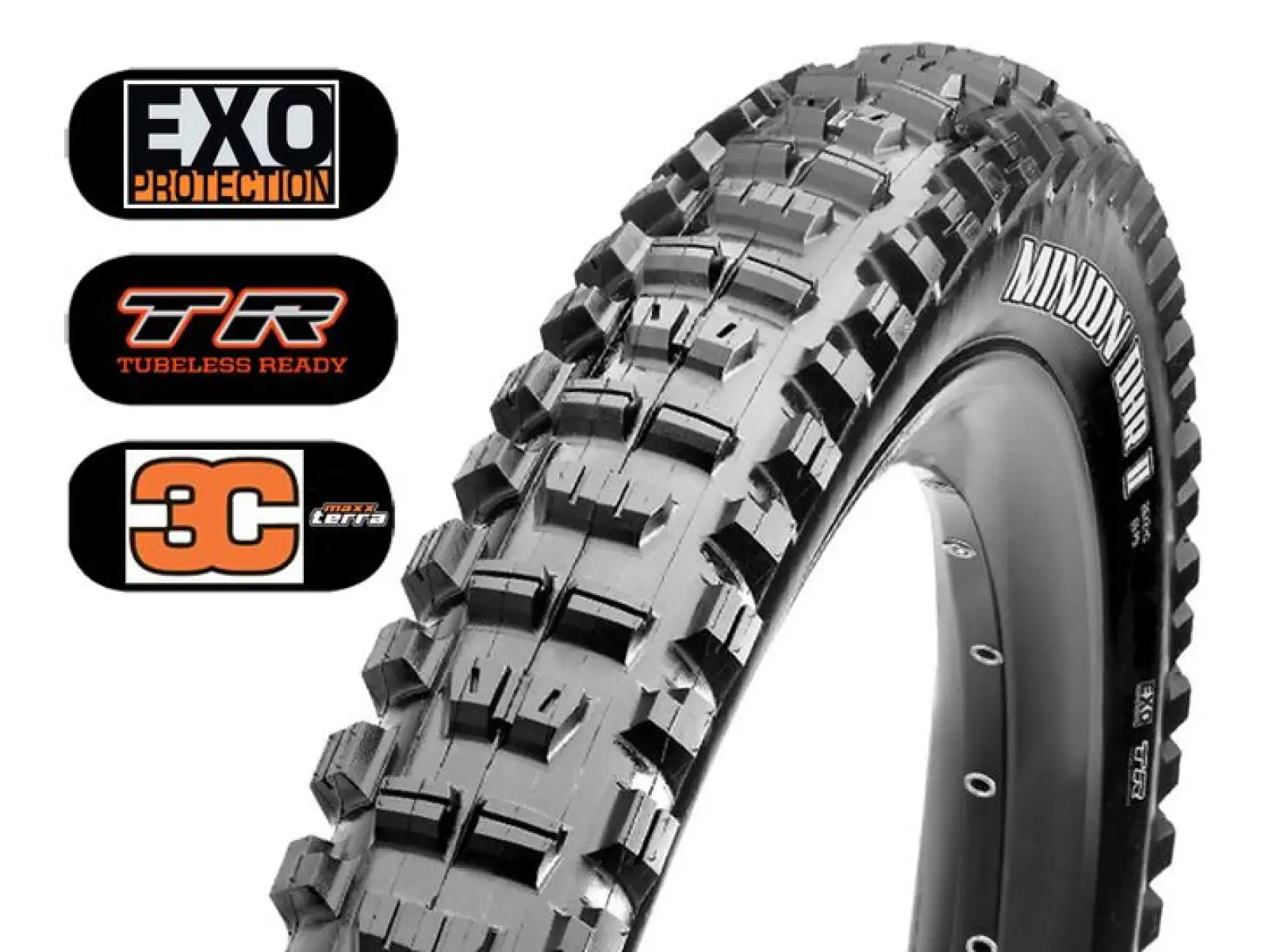 Maxxis Minion DHR II 26x2.40" WT 3C MaxxTerra EXO TR MTB Reifen Kevlar