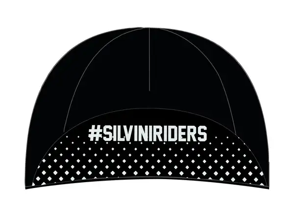 Silvini Cameri Fahrradkappe Black/White