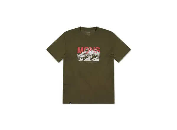 Mons Royale Icon Merino Herren T-Shirt Kurzarm Dark Olive