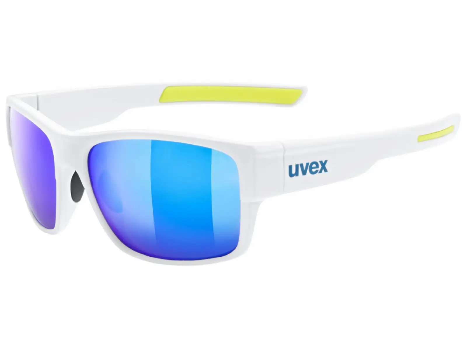 Uvex ESNTL Urban Brille White Matt/Mirror Blue