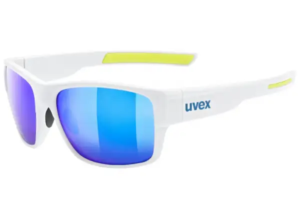 Uvex ESNTL Urban Brille White Matt/Mirror Blue