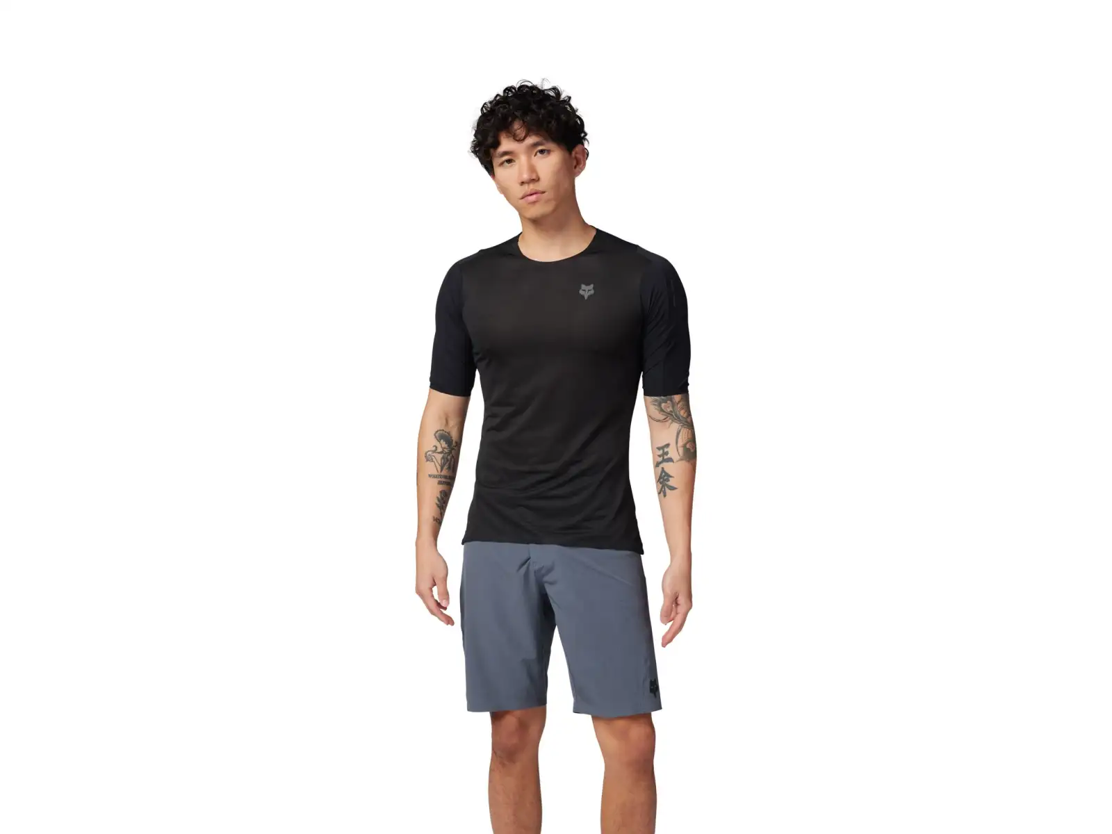 Fox Flexair Ascent Herren Radtrikot Kurzarm Schwarz