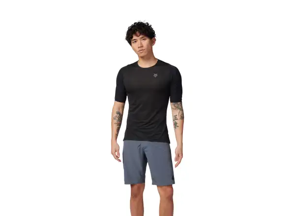 Fox Flexair Ascent Herren Radtrikot Kurzarm Schwarz