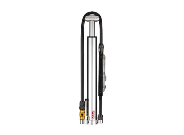 Lezyne Micro Floor Drive HVG Pumpe Silber