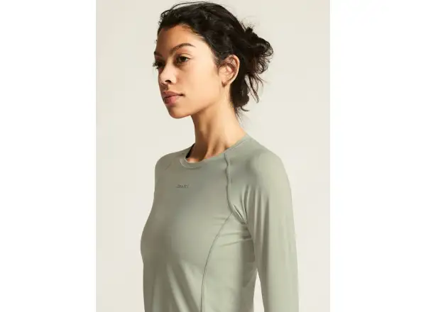 Craft Hypervent Tight Damen Langarmshirt grau