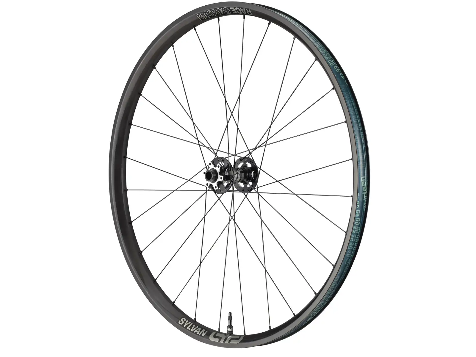 E-13 Sylvan Race Carbon Boost 27,5" Vorderrad, schwarz.