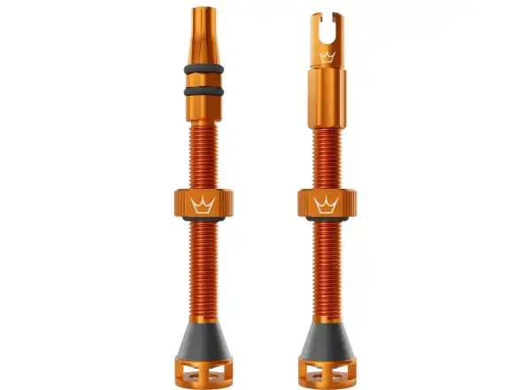 Peatys Holeshot Fast Flow Tubeless-Ventile 60 mm Mango