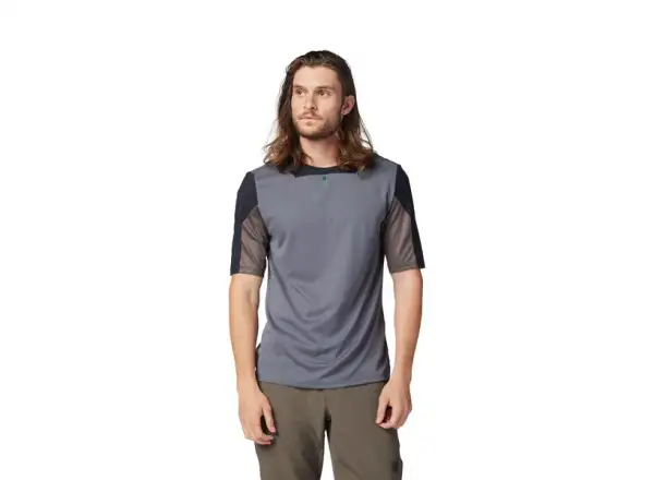 Fox Defend Herren-Trikot kurzarm Grau