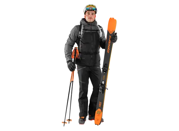 Dynafit Free Infinium Hybrid Herrenhose mit Latz in Schwarz