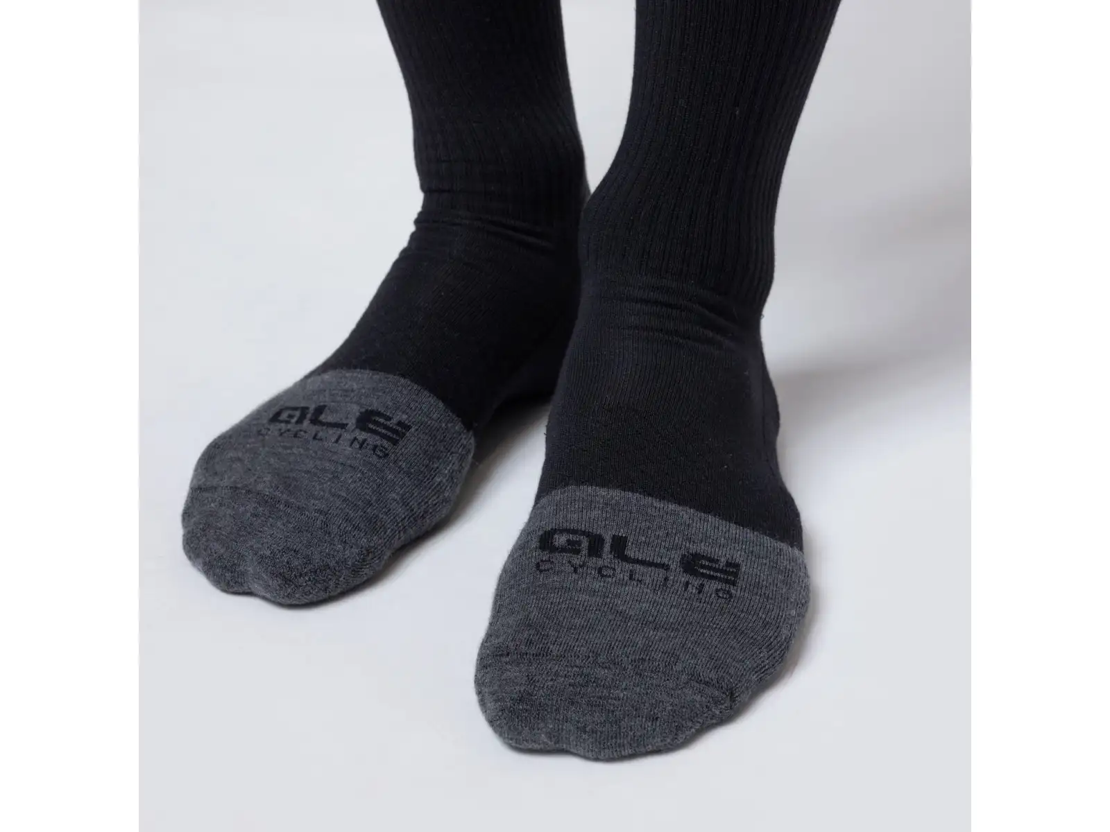 Alé Accessori Primaloft Merino Fahrradsocken Black