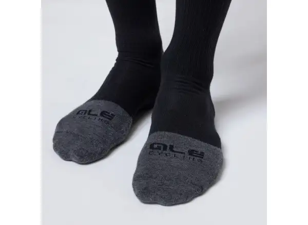 Alé Accessori Primaloft Merino Fahrradsocken Black