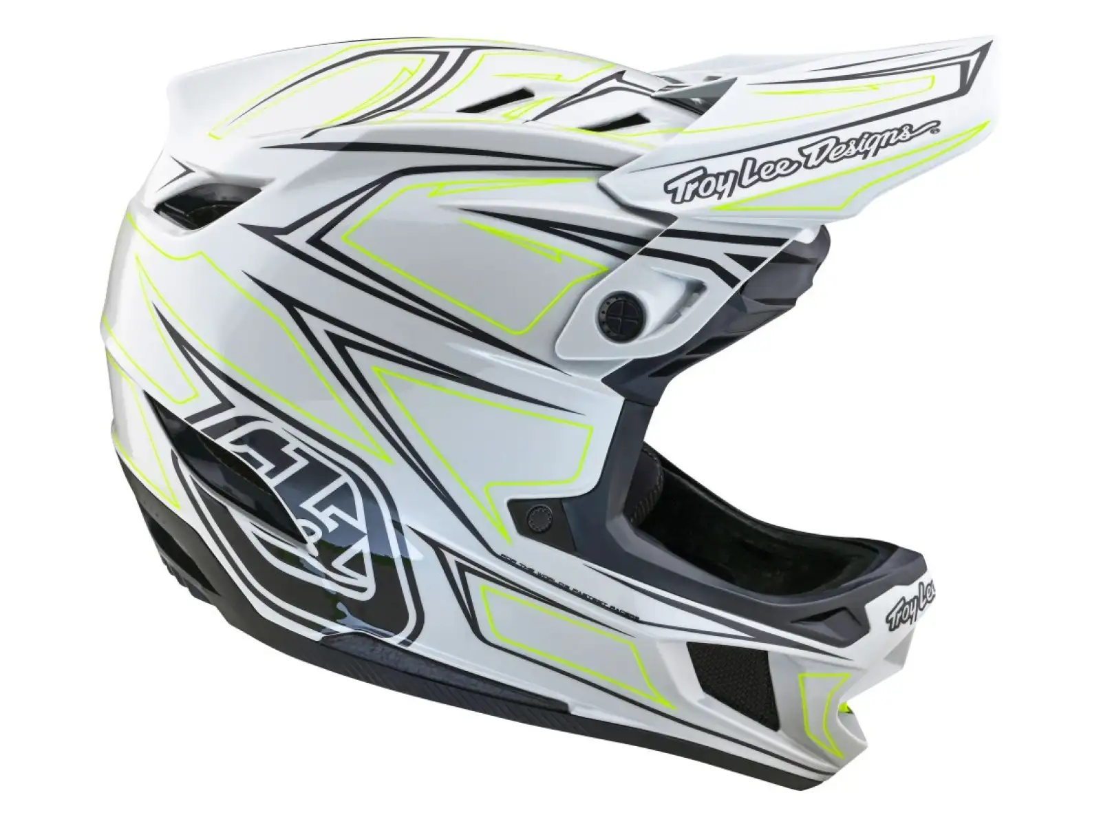 Troy Lee Designs D4 Composite MIPS Pinned Helm Light Gray