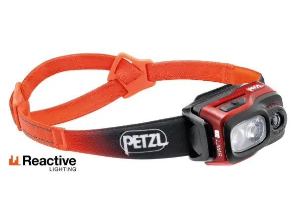 Petzl Swift RL 2023 wiederaufladbare Stirnlampe Orange