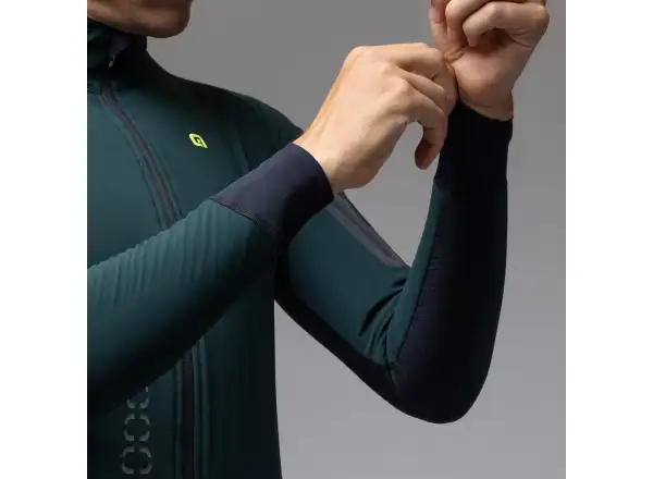 Alé R-EV1 Thermo Shield Herren Winter-Fahrradjacke Bottle Green