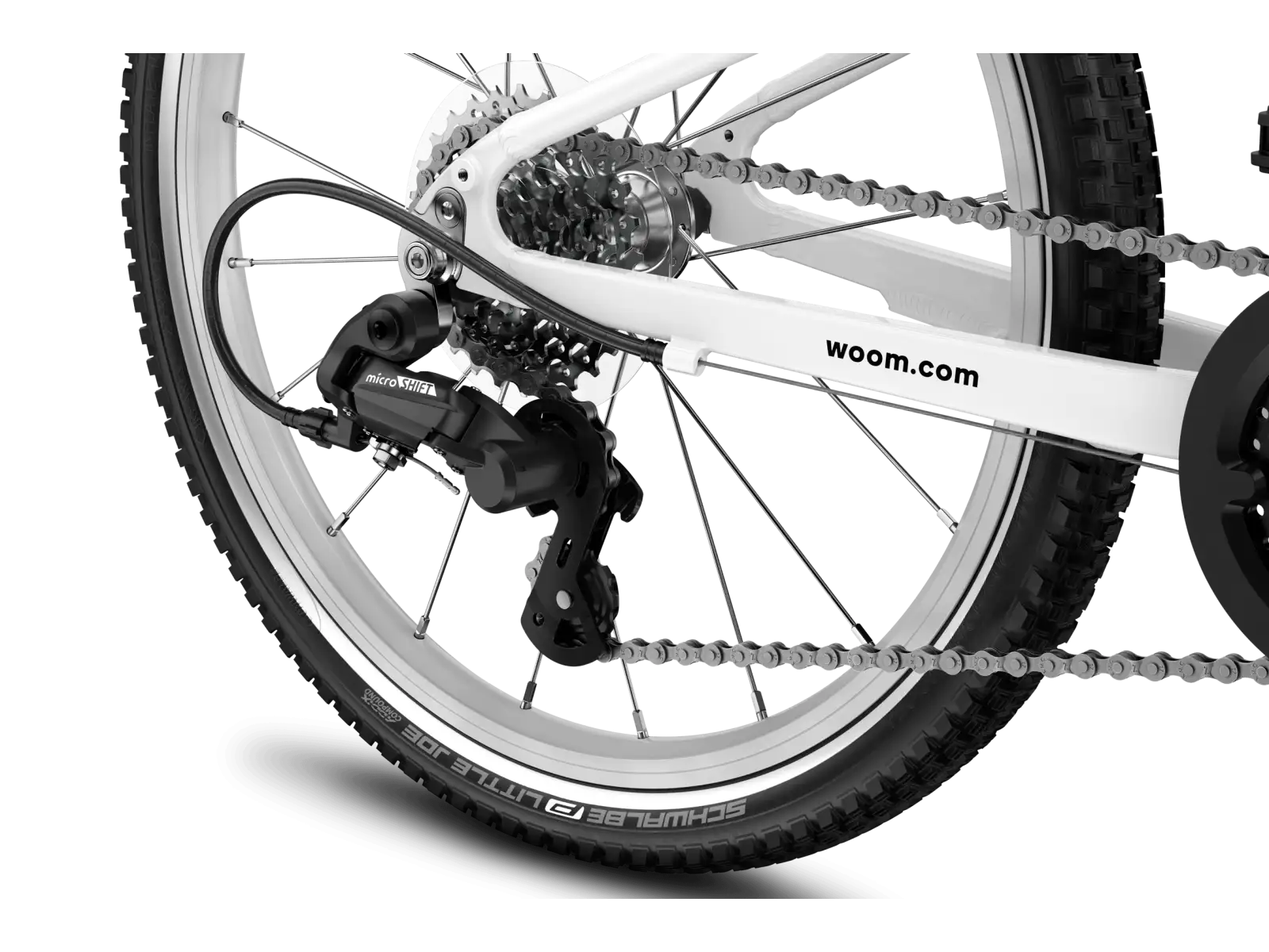 Woom GO 4 Kinderfahrrad neon lime