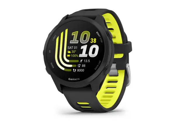 Garmin Forerunner 170 Music mit Armband Black/Amp Yellow
