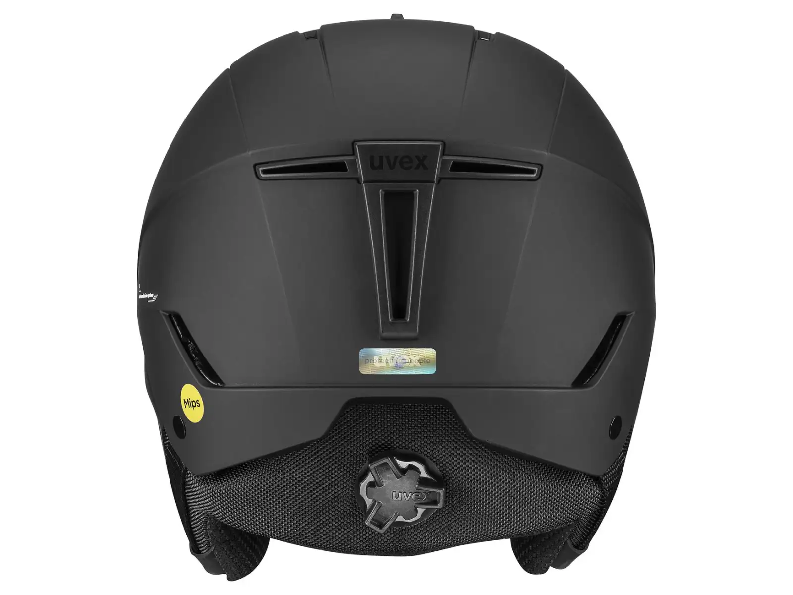 Uvex Stance MIPS Skihelm black/brown matt