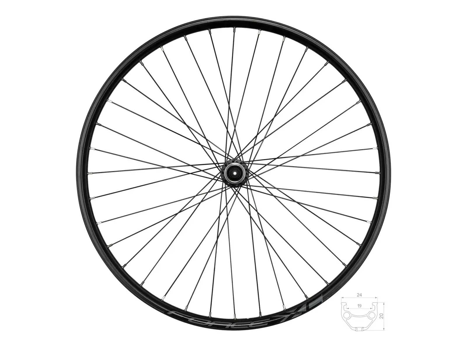 Force XC Disc 27,5 CL Hinterrad Laufrad Nabe Shimano