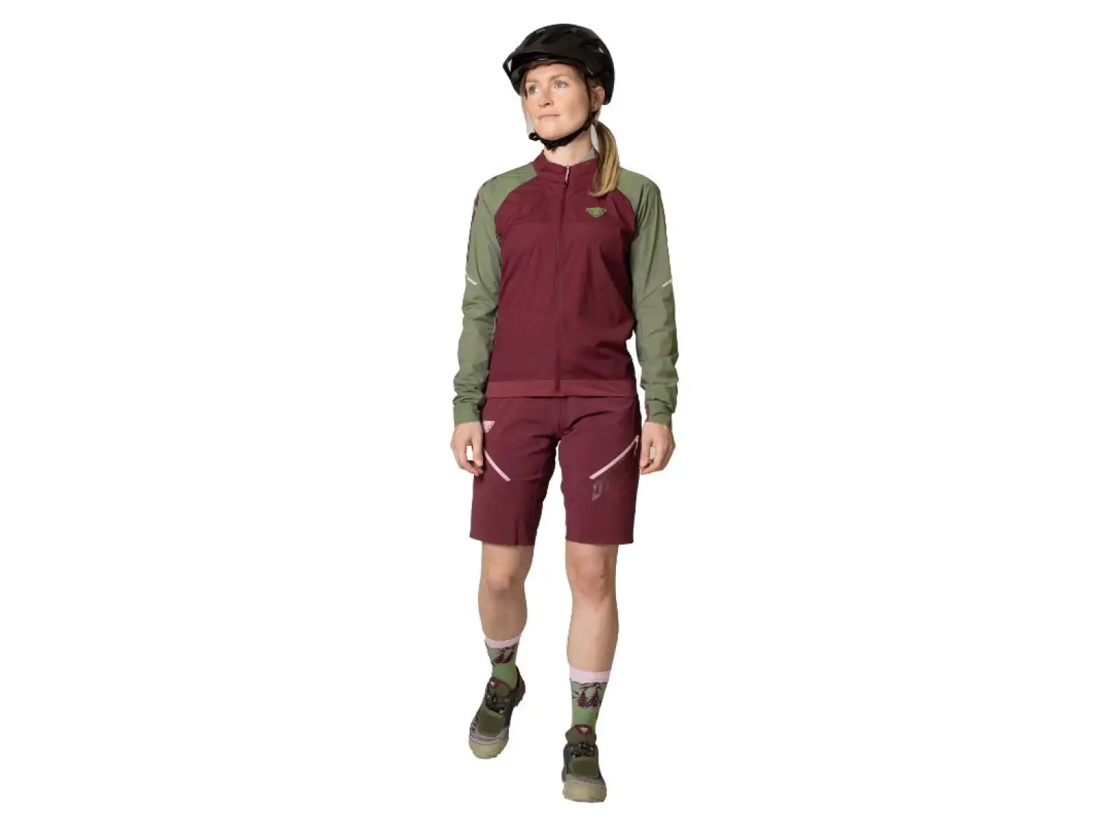 Dynafit Ride Wind Damen-Fahrradjacke Salbei.