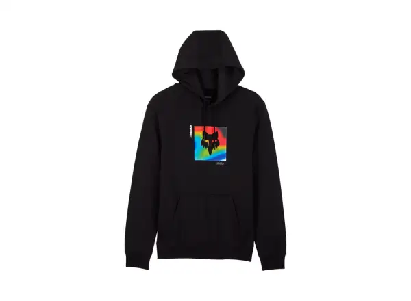 Fox Scans Fleece Hoodie Schwarz
