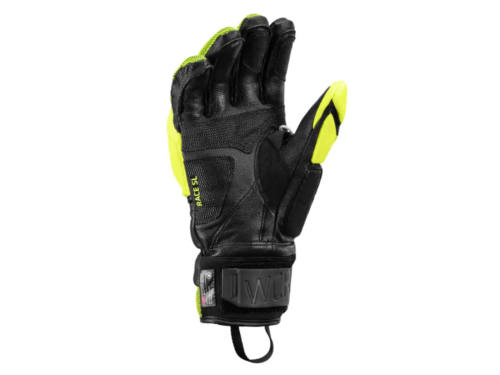 Leki WCR Venom SL 3D Rennhandschuhe Black-Ice Lemon
