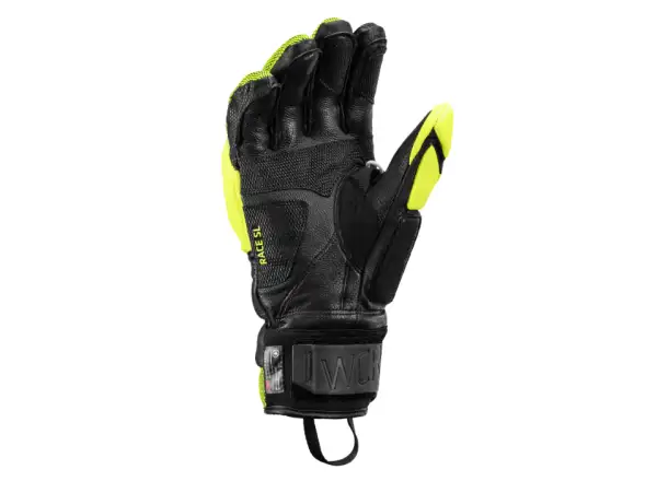 Leki WCR Venom SL 3D Rennhandschuhe Black-Ice Lemon