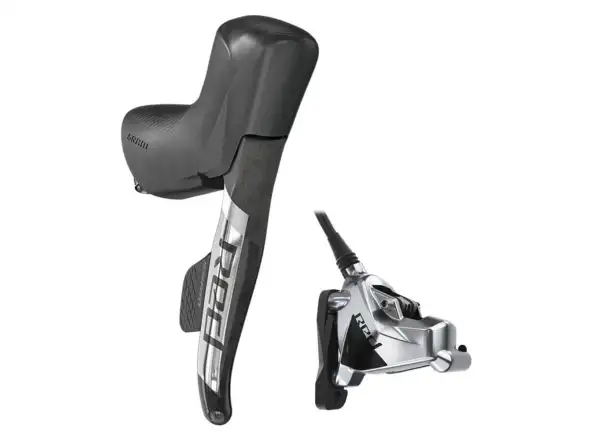 Sram Red eTap AXS D1 Linker Brems-/Schaltgriff & Flat Mount Bremssattel, Leitung 950 mm
