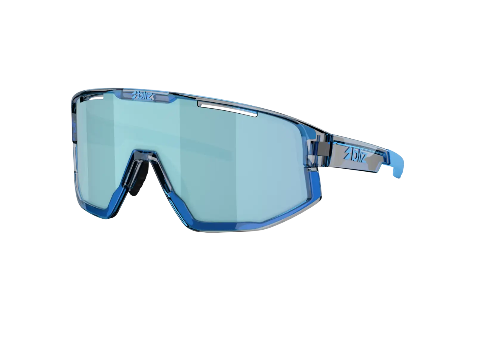 Bliz Fusion Sonnenbrille Transparent Blue/Smoke Ice Blue Multi