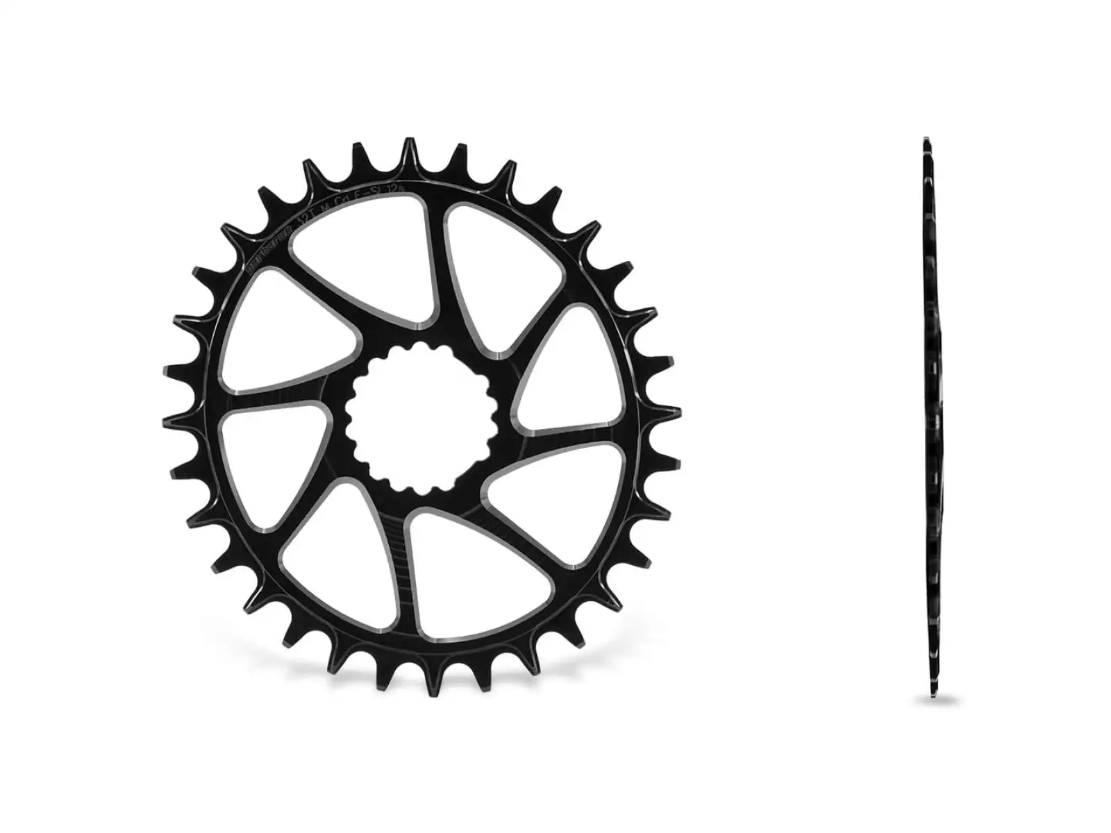 Garbaruk Oval MTB Kettenblatt Cannondale Ai schwarz 32Z