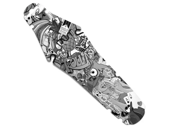 Rie:sel Design Rit:ze Schutzblech Stickerbomb Eyecatcher Ultra Black