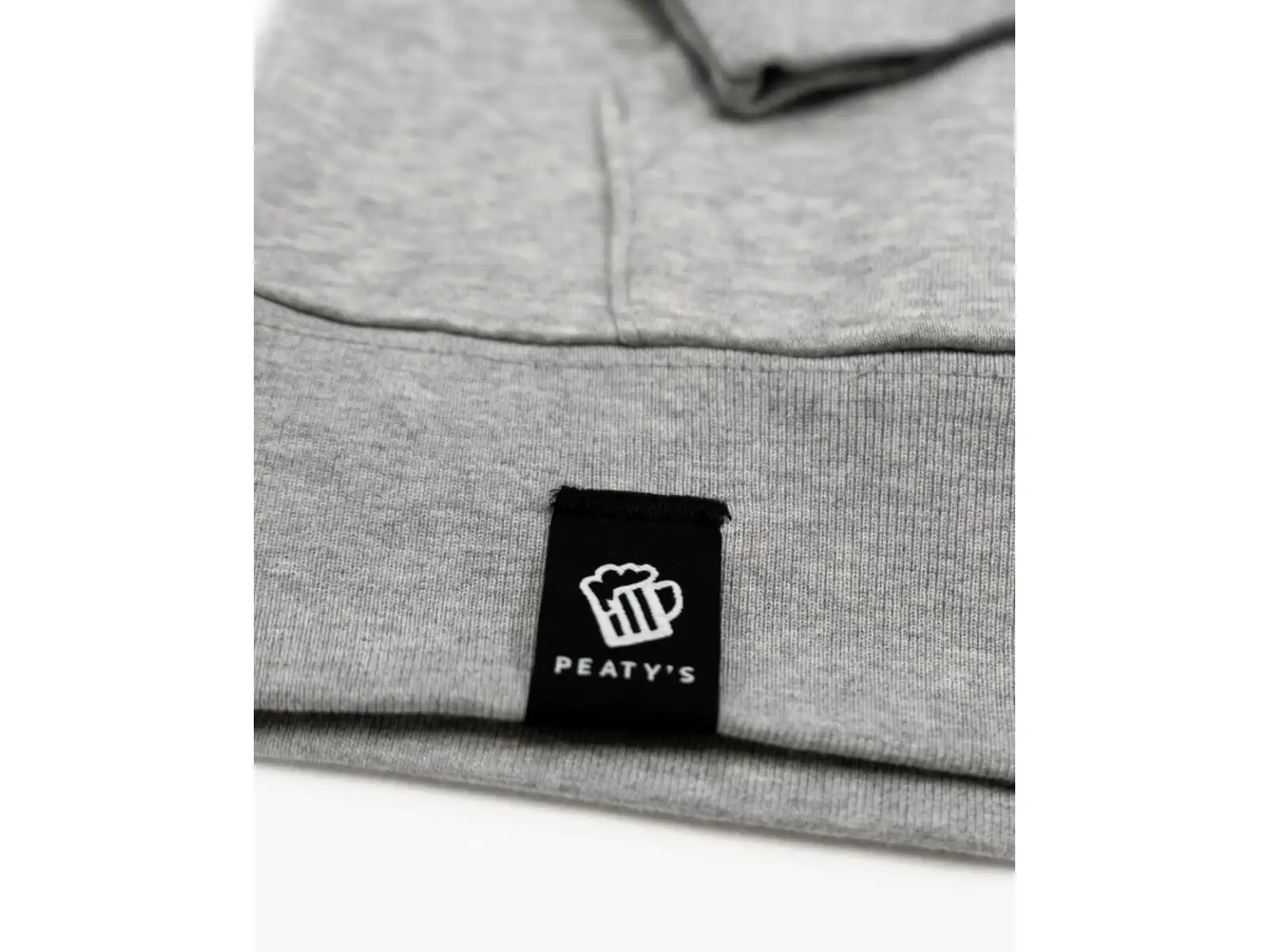 Peatys Pubwear Herrenhoodie mit Kapuze Homebrew / Heather Grey