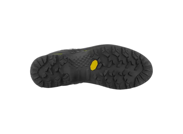 Salewa MS MTN TRAINER 2 Leather Herrenschuhe Smoked/Fluo Green
