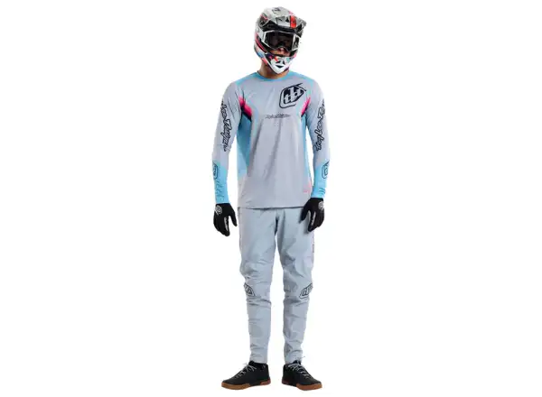Troy Lee Designs Sprint Ultra Optic Herren Trikot Langarm Mist