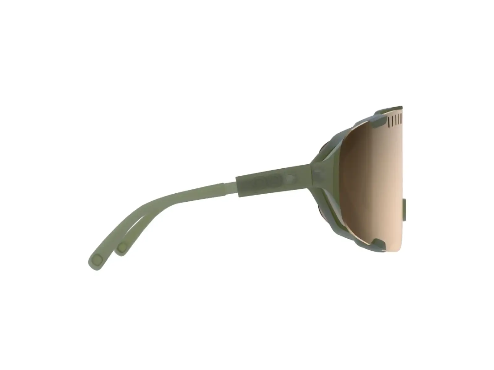 POC Devour Fahrradbrille Epidote Green Translucent