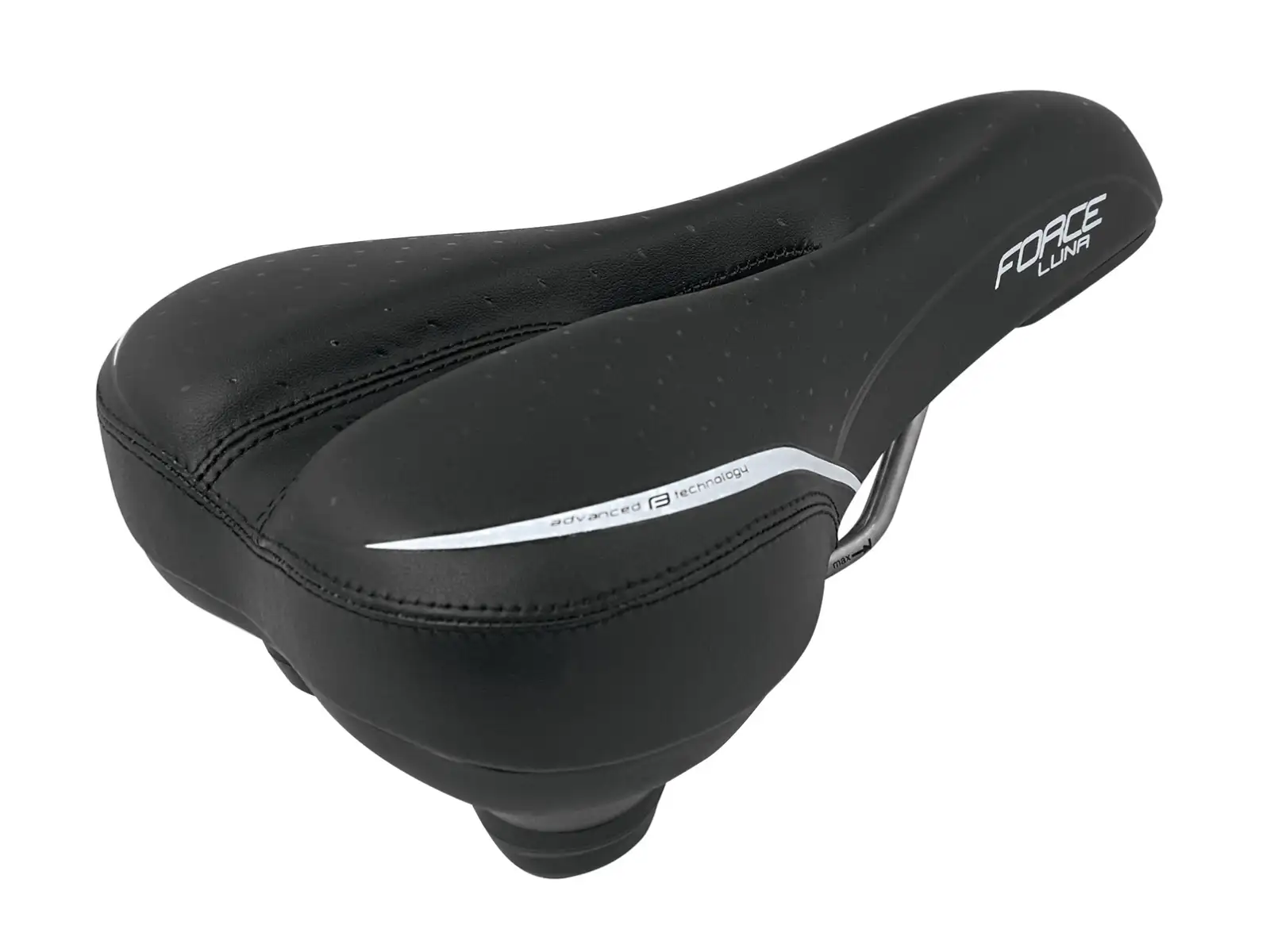 Force Luna Damen Wandersattel mit Elastomer Schwarz